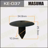 MASUMA клипса пластиковая крепежная KE-037 арт. 7703077435