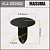 MASUMA клипса пластиковая крепежная KJ- 2092 арт. 91562-6H3-003ZF